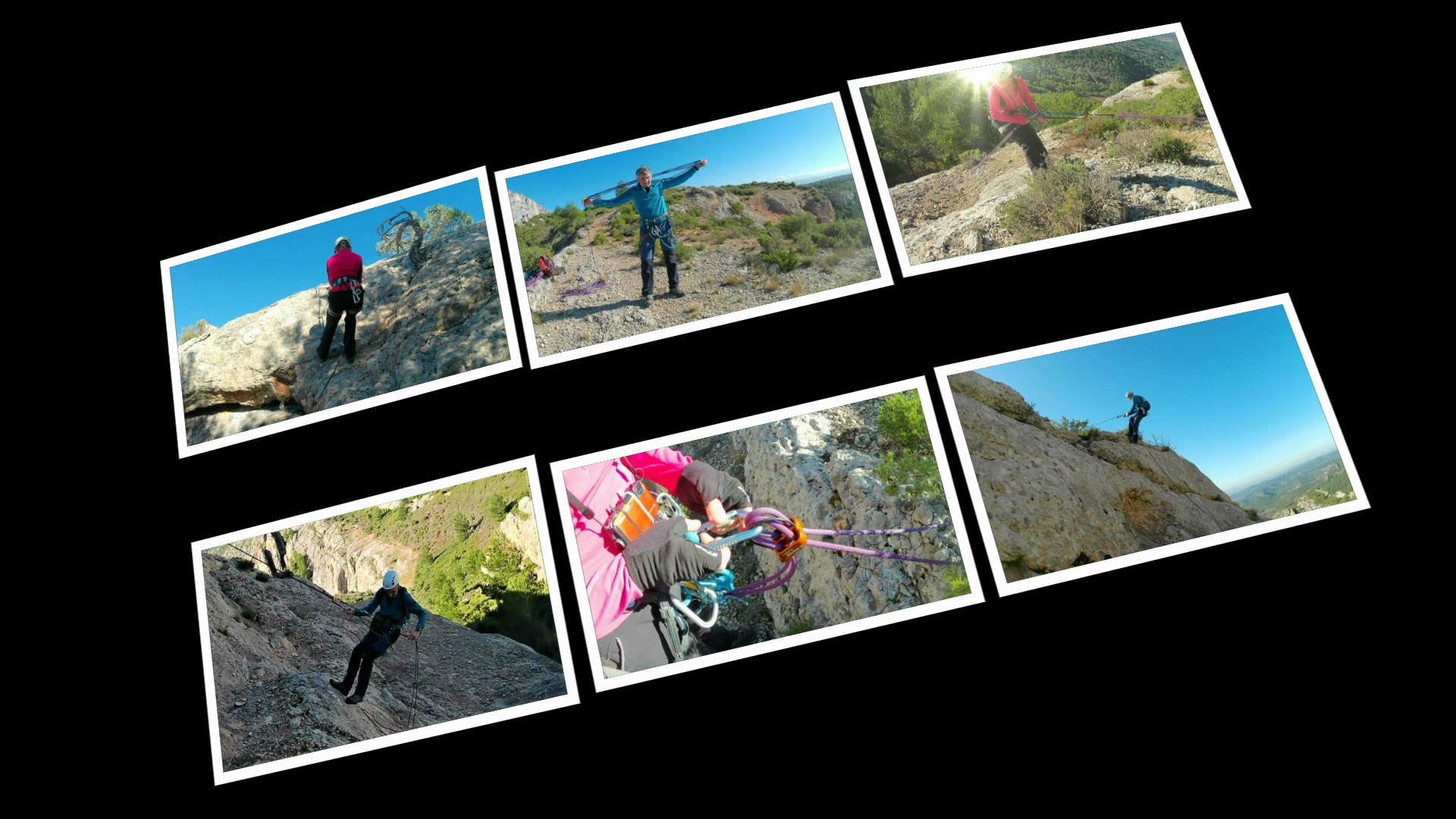 Photo de l'article Entrainement descente en rappel Sainte-Victoire